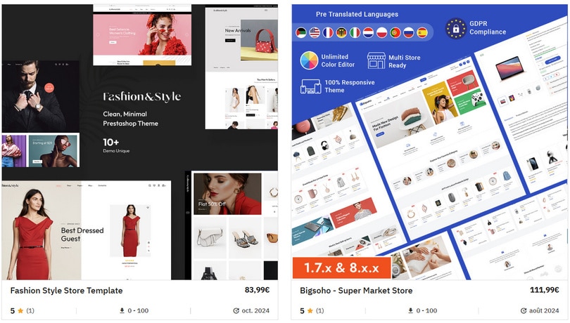 Templates Prestashop