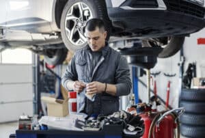 Réparation d'une voiture